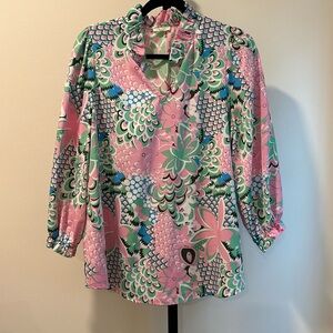 Hot pink super cute sweater vest. V neck. Perfect condition. SZ medium